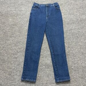 Next Jeans Womens Size 13/14 Blue Denim Sraight Leg Cotton Stretch High Rise